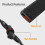 SelfAdhesive Rubber Edge Protector 3m Black Flexible EPDM U Profile Trim for 2mm Edges 3