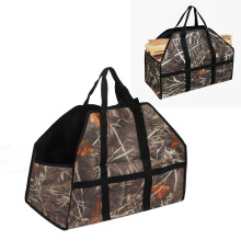 Große Blatt-Camouflage-Holztragebeutel 45,5x61x29cm, Oxford-Stoff