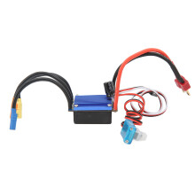 RC brushloser Motor ESC 2435 4800KV 25A Aluminium Blau 1/16-1/18