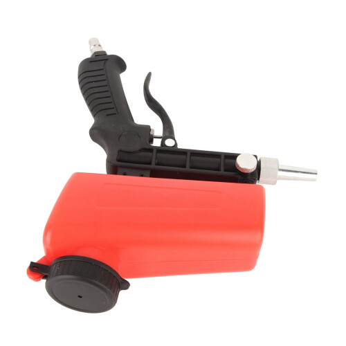 Pneumatic Sandblasting Tool Mini Handheld Sandblaster with Adjustable Flow for Metal Precision Work 2