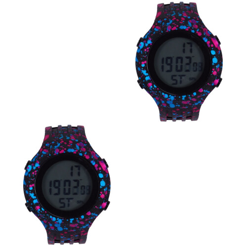 2St Waterproof Kinderhorloges LED Elektronisch Multifunctioneel 2