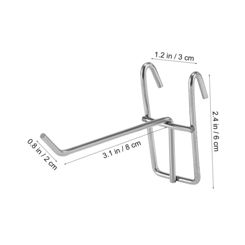 Grid Wall Hooks 40pcs Durable Iron Retail Display Hangers for  Garage Organization 1