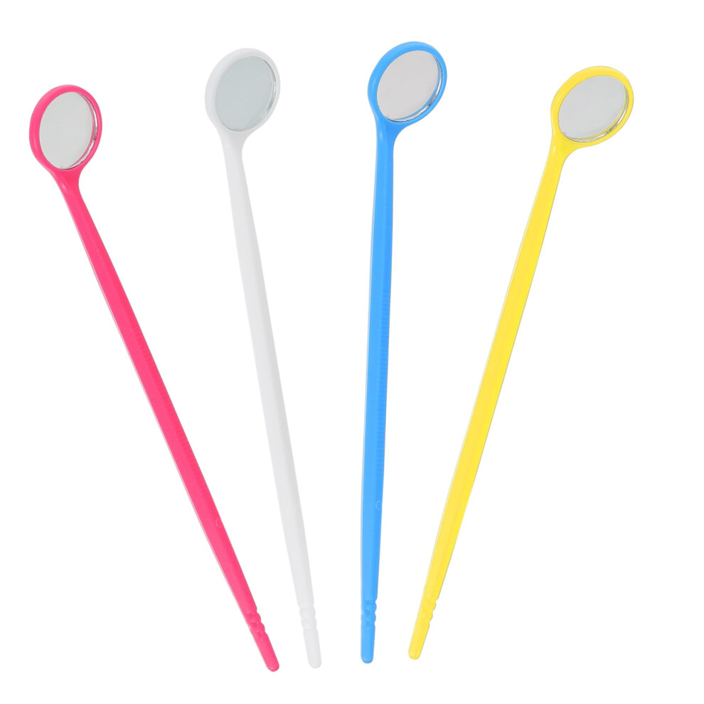 Disposable Dental Mirror 20pcs Individually Sterilized Oral Examination Tool Set for Dentists