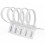 Tamper Evident Plastic Security Seals with Serial Numbers, White Pull Tight Tags, 100 PCS 1