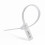 Tamper Evident Plastic Security Seals with Serial Numbers, White Pull Tight Tags, 100 PCS 2