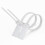 Tamper Evident Plastic Security Seals with Serial Numbers, White Pull Tight Tags, 100 PCS 3
