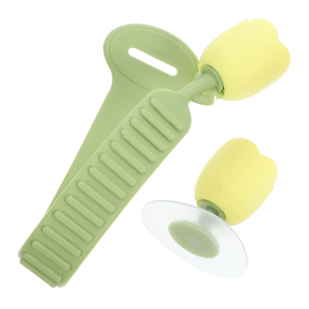 Toilet Seat Lifter with Adhesive Flower Handle, Hygienic No Touch Lid Lift for Home and Office