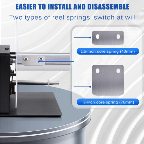 Automatic Label Rewinder with Adjustable Width 20110mm and Coreless Option for Thermal Printers 1