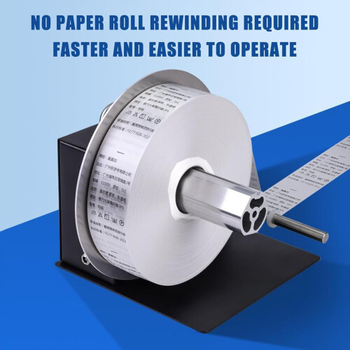 Automatic Label Rewinder with Adjustable Width 20110mm and Coreless Option for Thermal Printers 2
