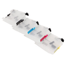 4 Colors Ink Cartridges with Permanent Chip, LC203, Black Cyan Magenta Yellow