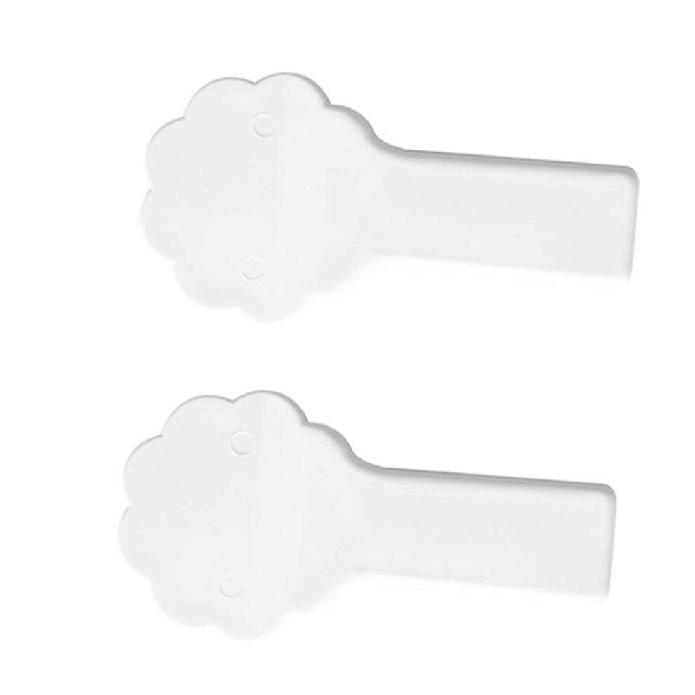 2Pcs Toilet Seat Lifter With Strong Adhesive Handle For Elderly Hygienic Hands Use 9053599093480