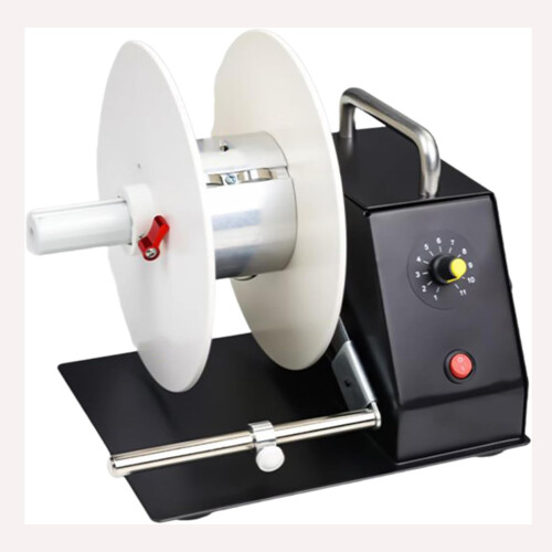 Automatic Label Rewinder with Adjustable Width 20110mm and Coreless Option for Thermal Printers