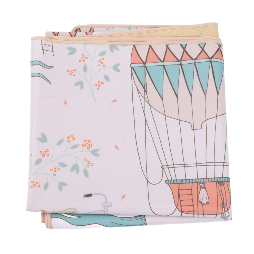 Waterproof Baby Highchair Floor Mat 130x130cm Soft,Cute, Slipping-Preventing