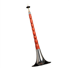 Chinese D Key Rosewood Suona with Brass Bowl, Clear Melodious Tone, Durable Handpolished Finish