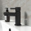 NES Home Nes Home Bathroom Basin Mono Mixer Tap Matt Black 3