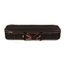 Violin Case with Shoulder Strap, ImpactResistant Foam, Full Size Storage, Black and Coffee
