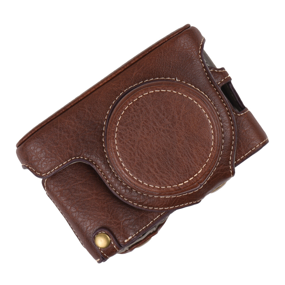 Synthetic Leather Camera Case For X100v/X100f, Adjustable Strap, Water-Resistant 7681389966014