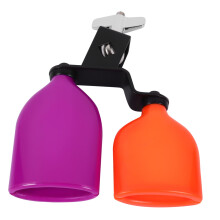 TwoTone Cowbell Dual Tone Performance with Secure Double Mount for Drum Sets and Live Gigs
