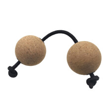 Kashaka Shaker with Cork Shell, Adjustable Rope African Rhythmic Ball for Low Noise Music Practice (1pc)