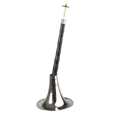 Chinese Suona Ebony Woodwind Instrument for Beginners with Accessories, Durable Body, Key D