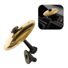 Car Air Vent Cymbal with Crisp Sound, Clip On Mini Drum Accessory for Music Lovers