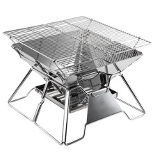 Portable Charcoal Grill, Folding BBQ Grill with Storage Bag for Camping, Picnic and Outdoor Cooking