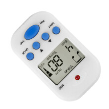 Mini professioneller elektronischer Metronom mit 2 Kanälen, Weiß, 11,8x7,8x2,5 cm
