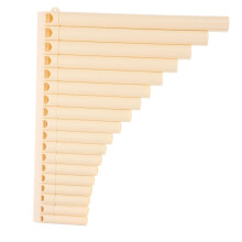 Pan Flute C Key for Beginners with Accurate Intonation and Ergonomic Grip, Includes Storage Bag