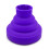Silicone Hair Dryer Diffuser Purple, Foldable, 13.5x11cm 2