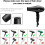 Silicone Hair Dryer Diffuser Purple, Foldable, 13.5x11cm 10