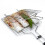 Grilling Basket with Lockable Flipping Design, Foldable Handle for Vegetables and Meat 5