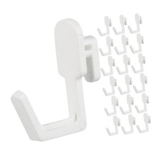 30pcs Locking Pegboard Hooks for Garage Storage and Tools Durable Secure Hold Organizer