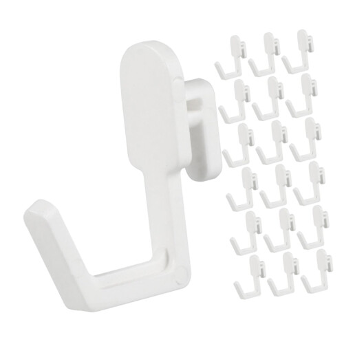 30pcs Locking Pegboard Hooks for Garage Storage and Tools Durable Secure Hold Organizer