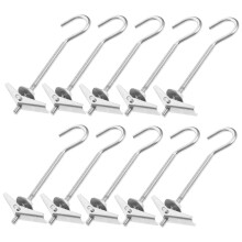 12pcs Metal Ceiling Hooks Heavy Duty RustResistant ScrewIn Mount for Hanging Plants and Décor
