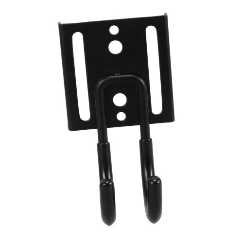Garage Hooks Heavy Duty Wall Mounted Storage for Tools Secure Iron Hanging Hooks Black