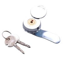 Cam Lock with 2 Keys Aluminum Alloy Cabinet Mailbox Drawer Cupboard Security 22x16mm