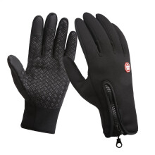 USB Heated Gloves Waterproof Touchscreen Winter Warm Rechargeable for Cycling and Running