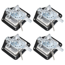 (4 Pack THandle Tool Box Lock RV Door Latch w/Two Stainless Steel Polish