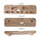 Climbing Hangboard Wooden Training Board with Custom Fit Finger Pockets and Multiple Grip Angles 5
