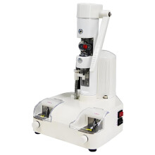Lens Hole Punching and Slotting Machine for CR and PC Lenses with Adjustable Groove Widths