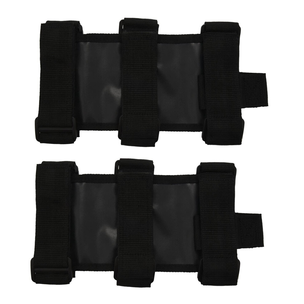 Fire Extinguisher Holder Adjustable Offroad Mount Strap For Jeep Jk Jl Tj Cj Yj 2 Pack Black 9053599099789