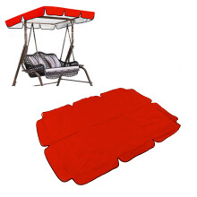 Wasserdichte 420D Silberbeschichtete Oxford-Schwenktarnenvorhang 164x114cm Rot
