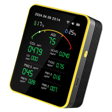 Air Quality Monitor with CO2 PM2.5 Formaldehyde Detection, Temperature and Humidity Tester
