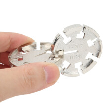 Aluminium Puzzle Entsperrspiel Tragbares 3D-Partnereducatives Spiel für Erwachsene