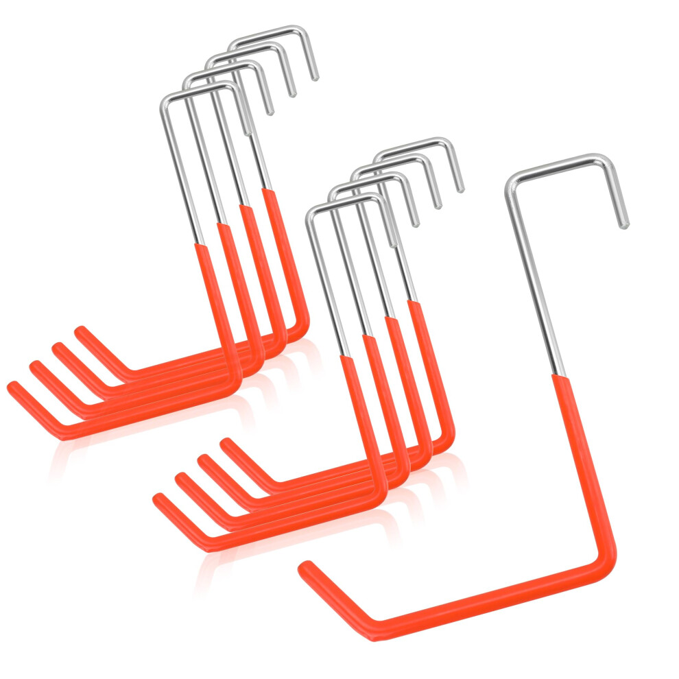 Garage Hooks Heavy Duty Steel Non Slip Bike Storage Hooks For Garage Ladder And Tool Hanging 9455672773195
