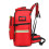 Large Capacity Waterproof Trauma First Aid Backpack with Reflective Design and Multiple Compartments Orange 2