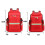 Large Capacity Waterproof Trauma First Aid Backpack with Reflective Design and Multiple Compartments Orange 4
