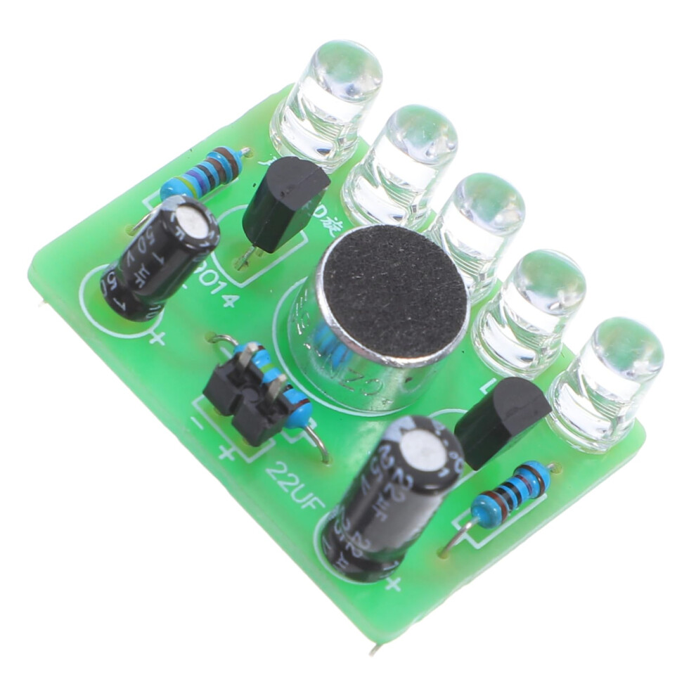 Soldering Kit For Beginners With Led Flowing Lights, Diy Electronics Pcb Practice For Education 9053599100522