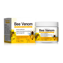 Bee Venom -ryppyvoide ja kaulavoide – kosteuttava, kosteuttava, juonteita vähentävä, kirkastava, kiinteyttävä ihonhoito