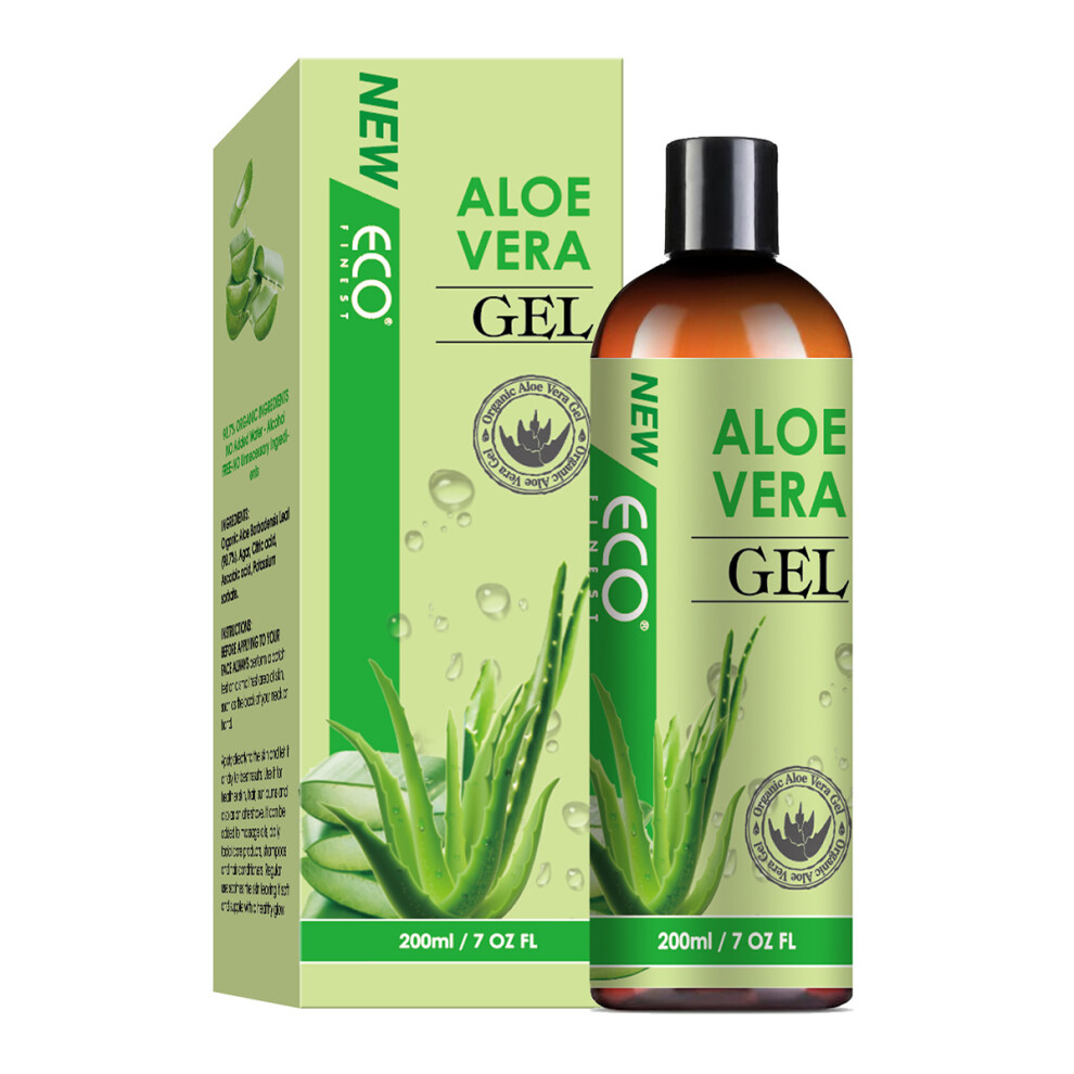 200g Aloe Vera Gel Hydrating Moisturizing Fade Acne Marks After Sun Repair Soothing Skin